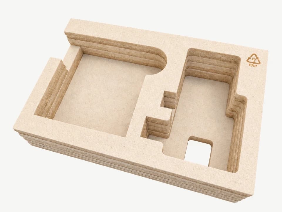 Tailored Fibu foam insert with fitted cavities